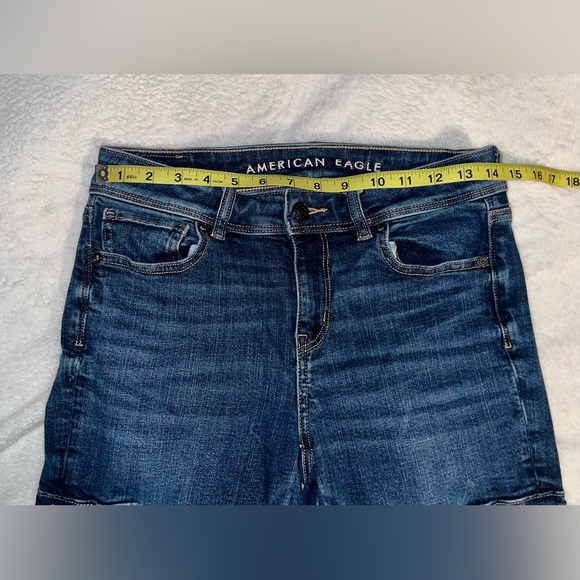 American Eagle Outfitters Cargo Kick Boot Jeans sz 4 - Picture 6 of 10
